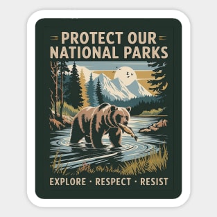 Protect-our-national-parks Sticker
